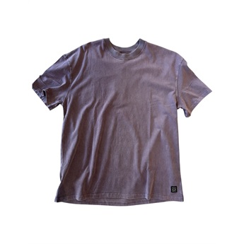 Men Oversized Brushed T-Shirt - Vintage Grape