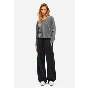 Women Barrel Sweatpants - Vintage Black