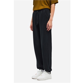 Women Piquet Fleece Sweatpants - Vintage Black