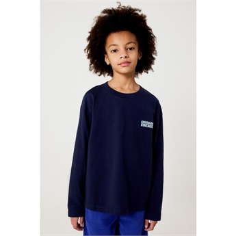 Gixy T-Shirt Longsleeve - Navy